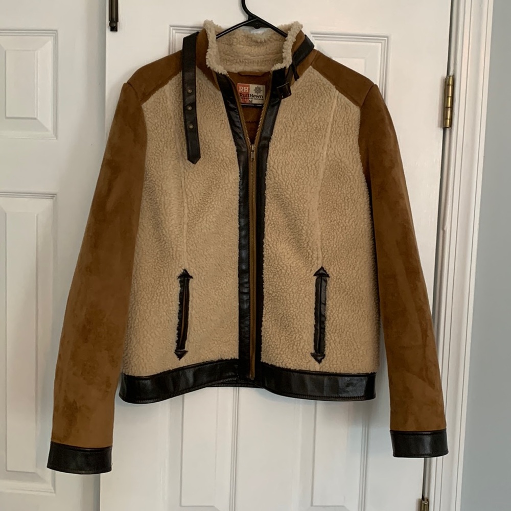 Faux Suede and Shearling jacket